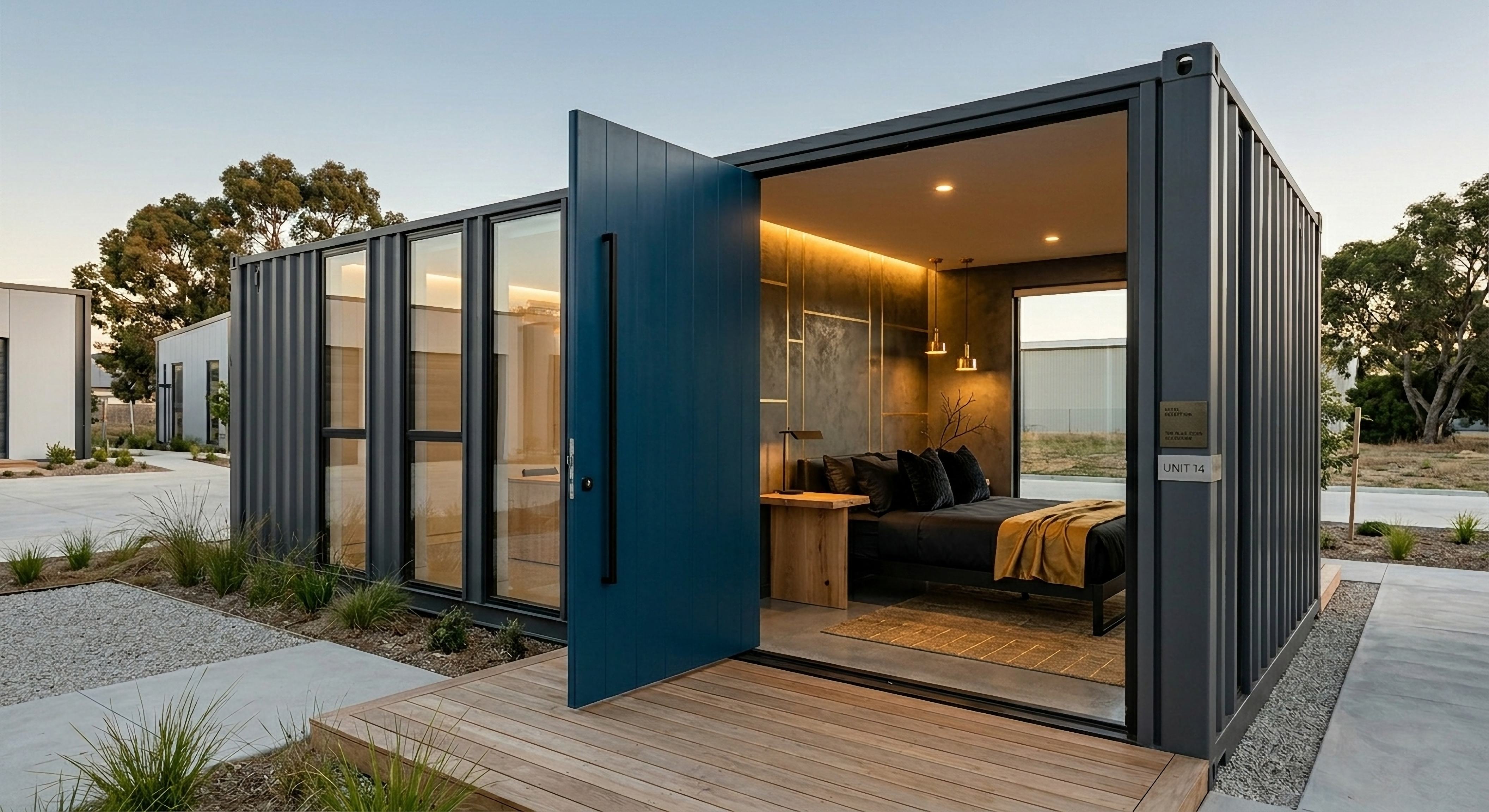 Chambre BNB — suite conteneur premium
