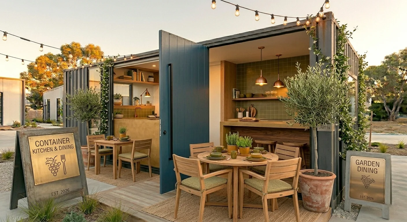 Cuisine Extérieure — cuisine outdoor conteneur